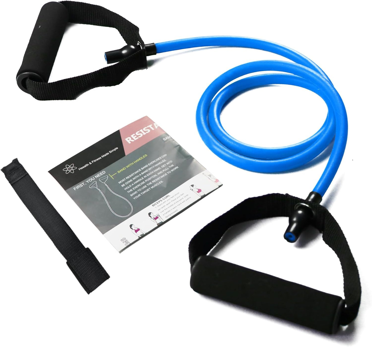 Resistance Bands with Handles for Full Body Workout, Therapy, Home Fitness