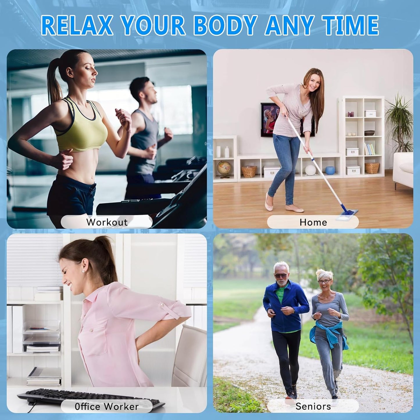 APHERMA Massage Gun, 30 Speed Levels, 9 Heads, Deep Tissue