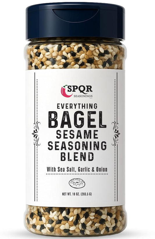 Original Everything Bagel Seasoning Blend Extra Large 10 Ounce Jar with Flip Top Cap