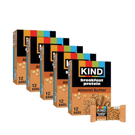 KIND Breakfast Protein Bars, Almond Butter, Gluten Free, 30 Count