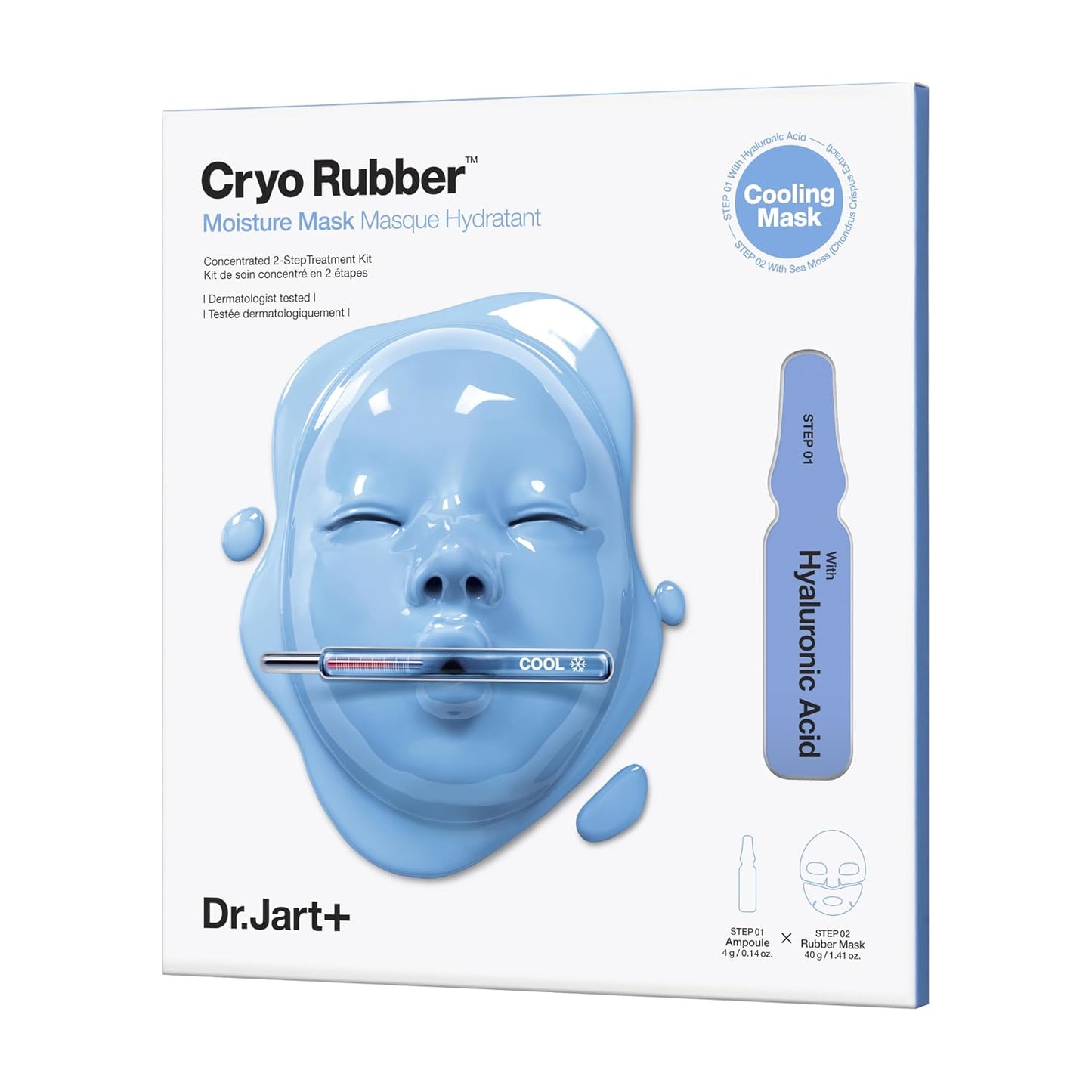 Dr.Jart+ Cryo Rubber Cooling Korean Face Mask with Serum Ampoule