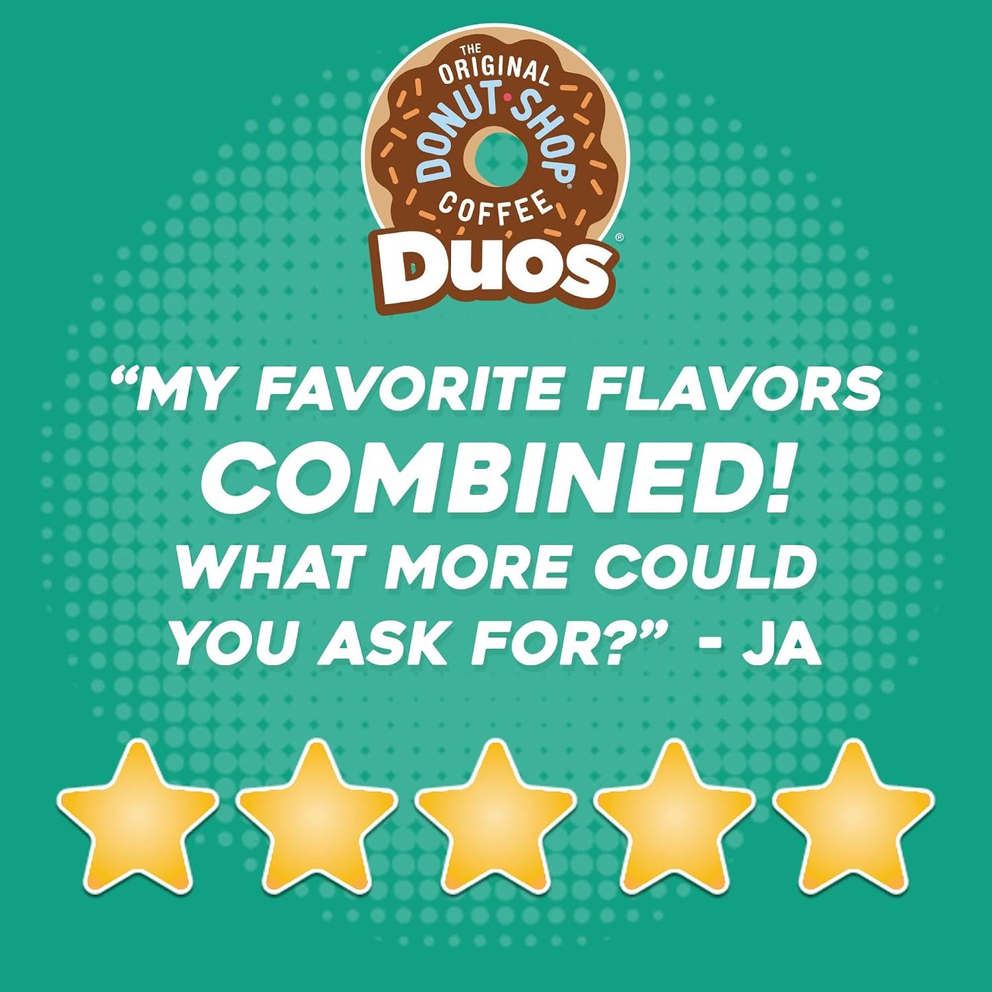 The Original Donut Shop Duos Nutty + Caramel Coffee Keurig K-Cup Pods 60 Count