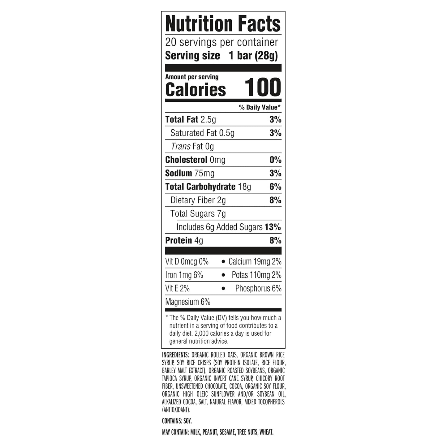 CLIF BAR Minis - Chocolate Brownie Flavor - 20 Pack