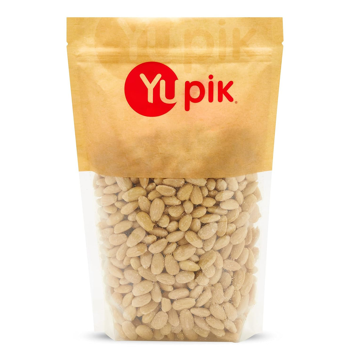 Yupik Whole Blanched California Almonds, 2.2 lb, Skinless, Unsalted, Gluten-Free, Kosher, Raw, Protein, Fiber, Iron, Calcium, Low Carb, Pack of 1