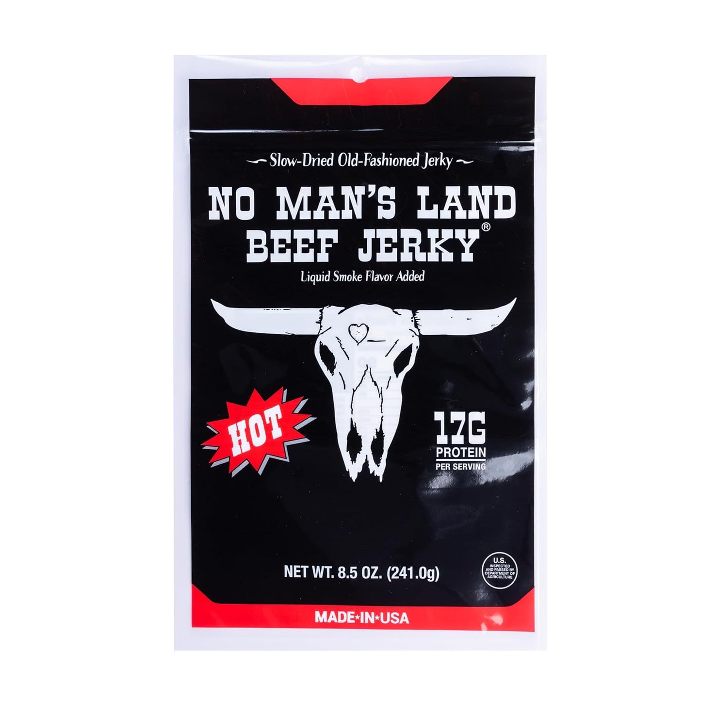 No Man's Land Hand-Cut Steak Beef Jerky Made in Oklahoma