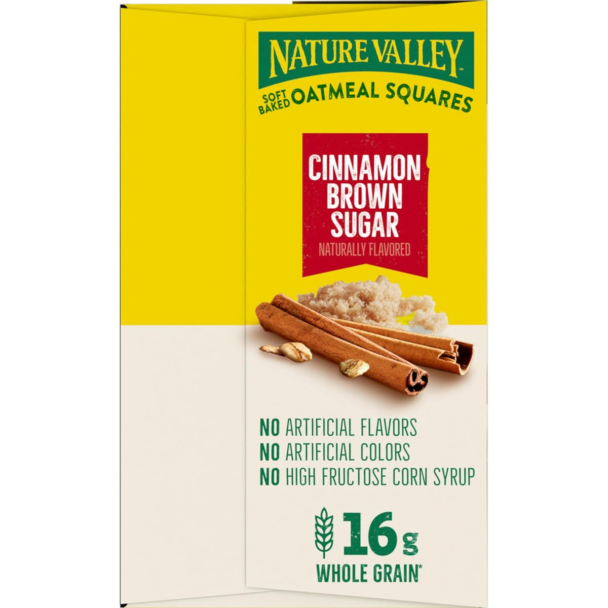 Nature Valley Soft Baked Oatmeal Squares Cinnamon Brown Sugar 12 Bars 14.88 oz