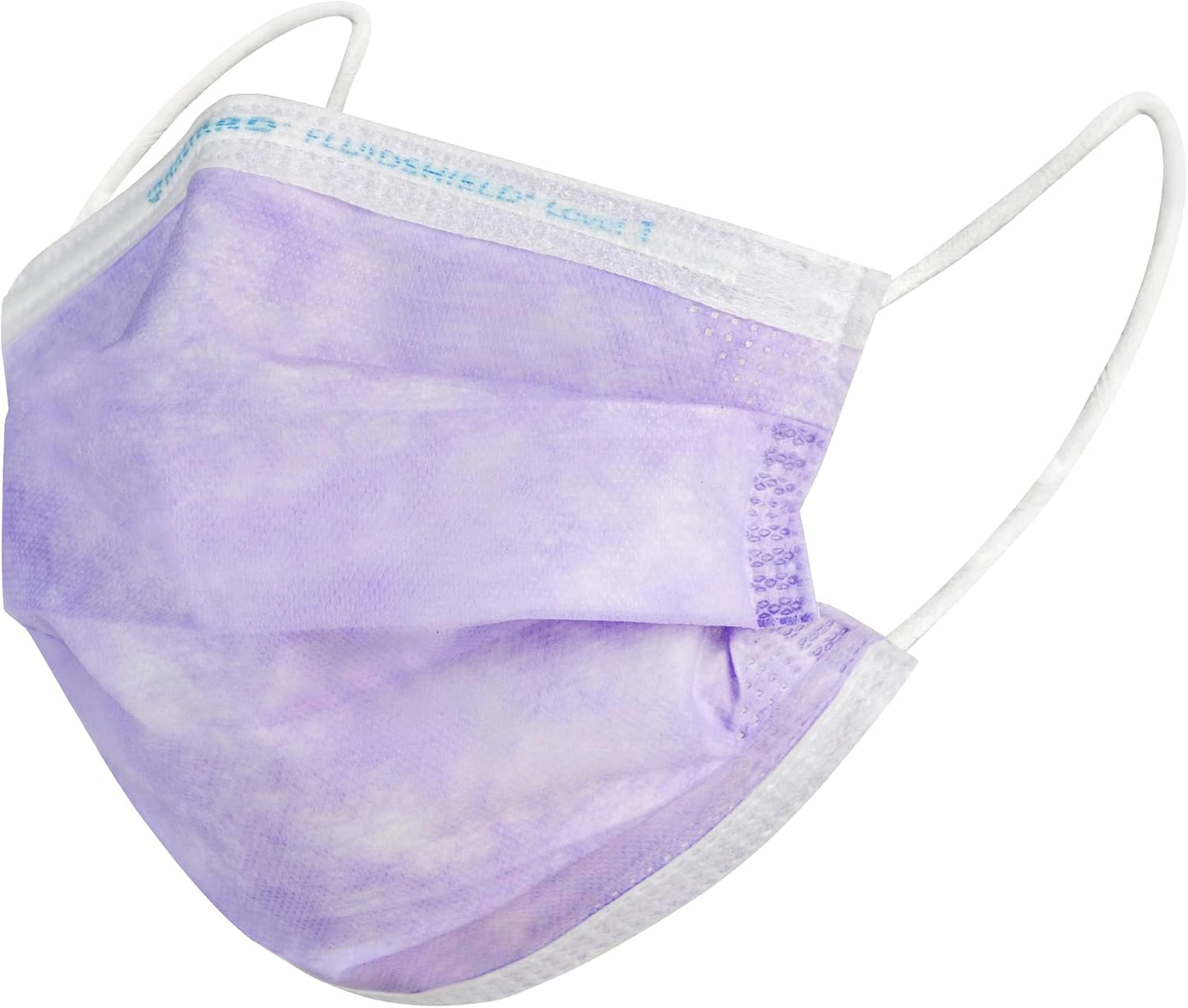 Halyard FluidShield 1 Disposable Procedure Mask Lavender 25868