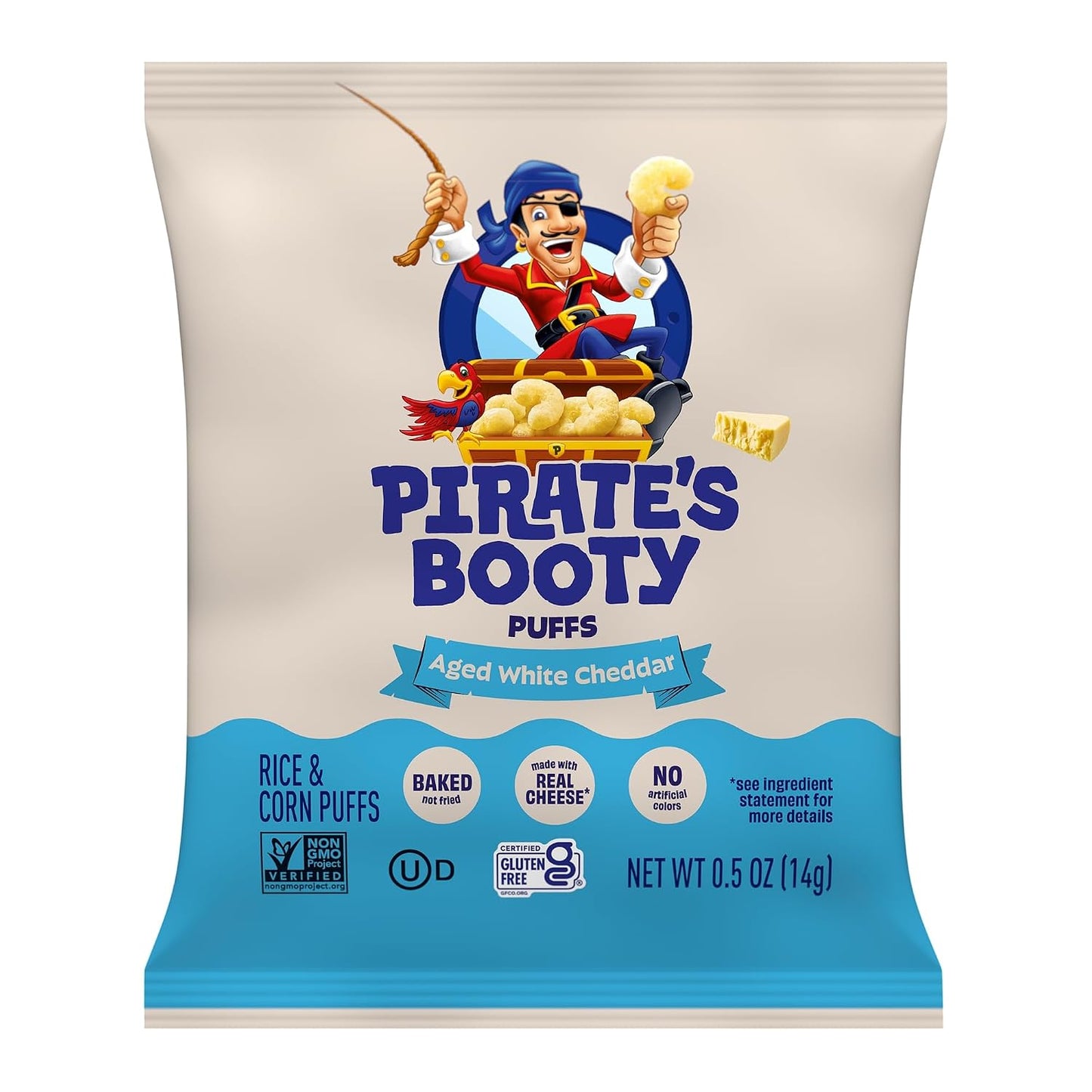 Pirate's Booty Aged White Cheddar and Cheddar Blast Cheese Puffs Variety Pack