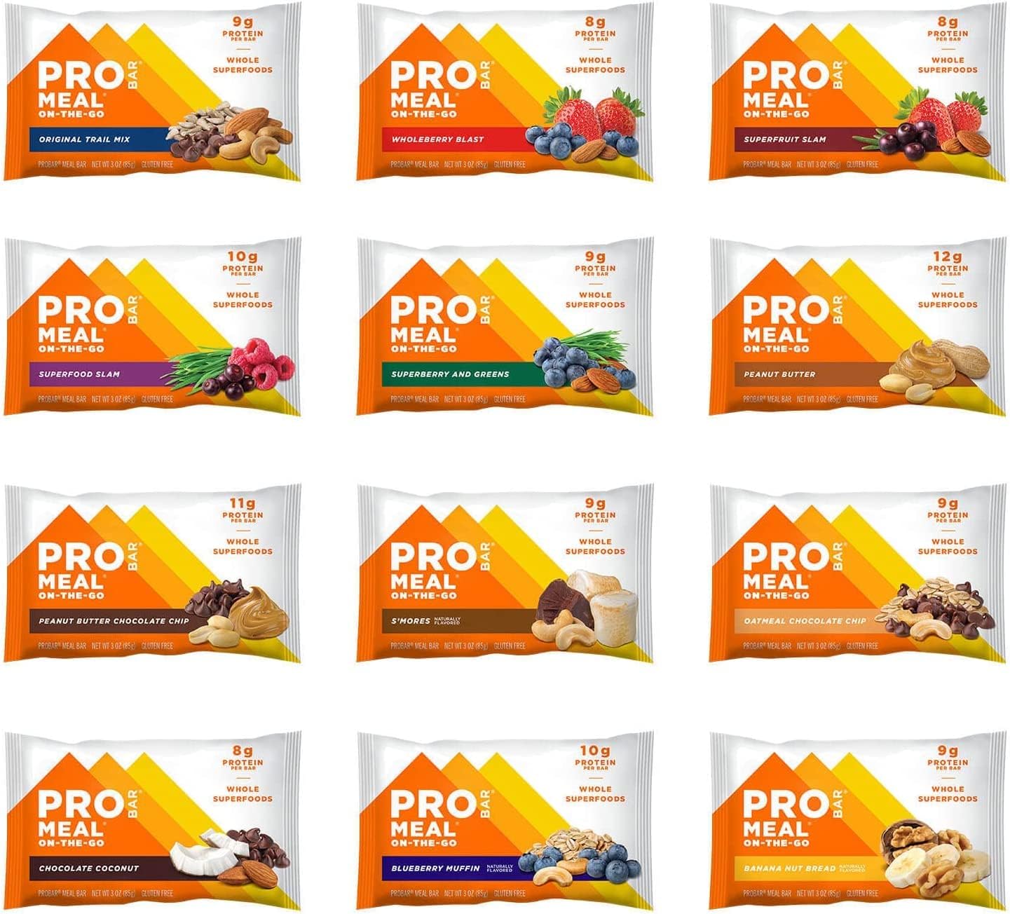 Plant-based meal replacement bar with whole food ingredients, oats, nuts, and seeds