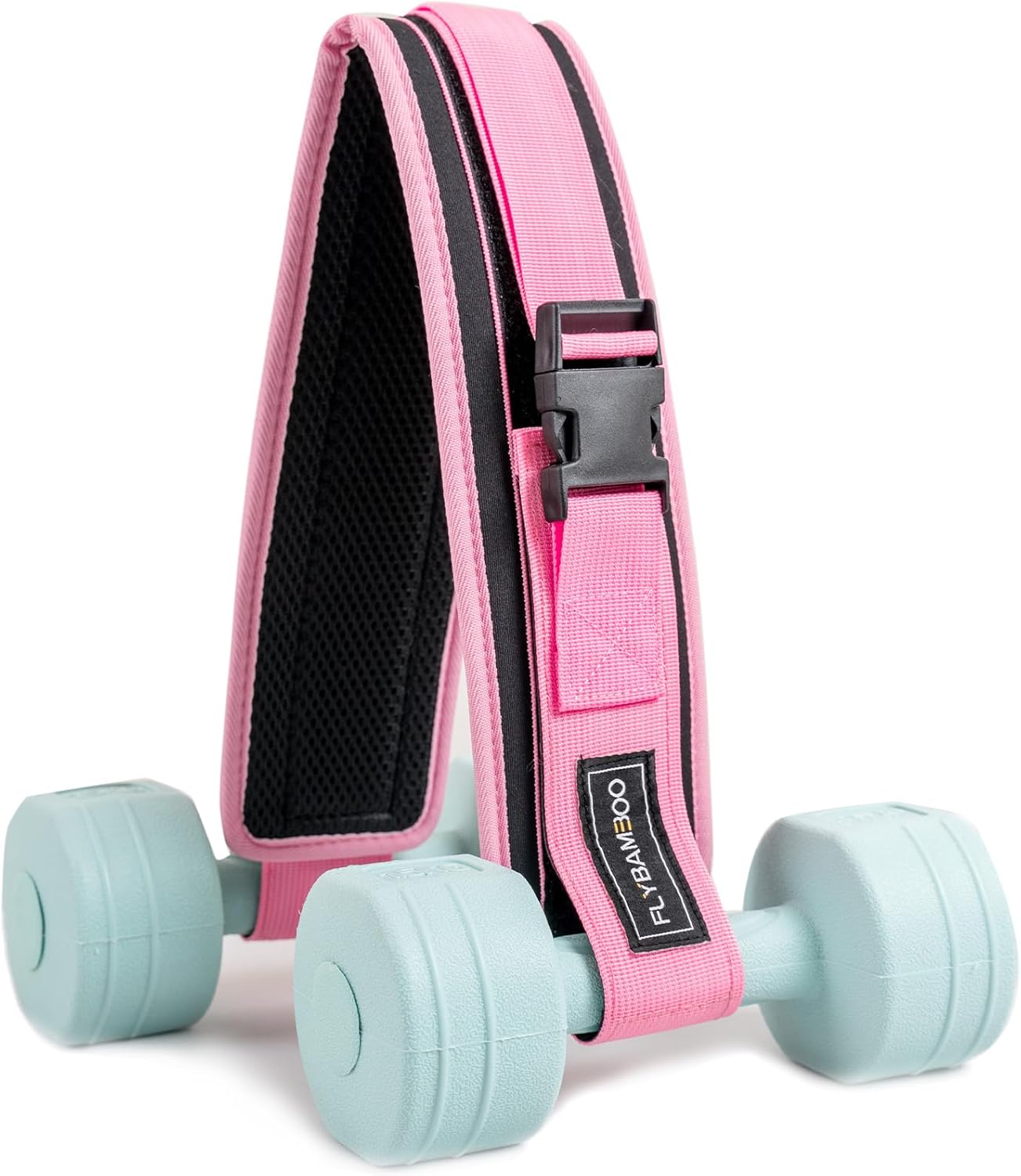 Hip Thrust Belt for Dumbbells, Booty Belt with Slip-Resistant Padding