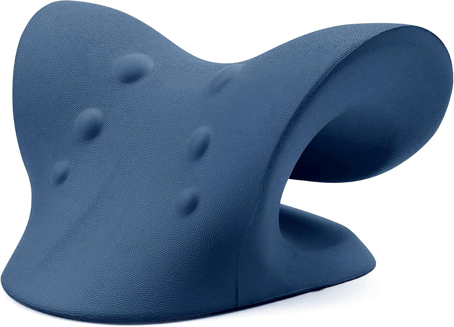 RESTCLOUD Neck and Shoulder Relaxer, Cervical Traction Device for TMJ Pain Relief, Dark Blue