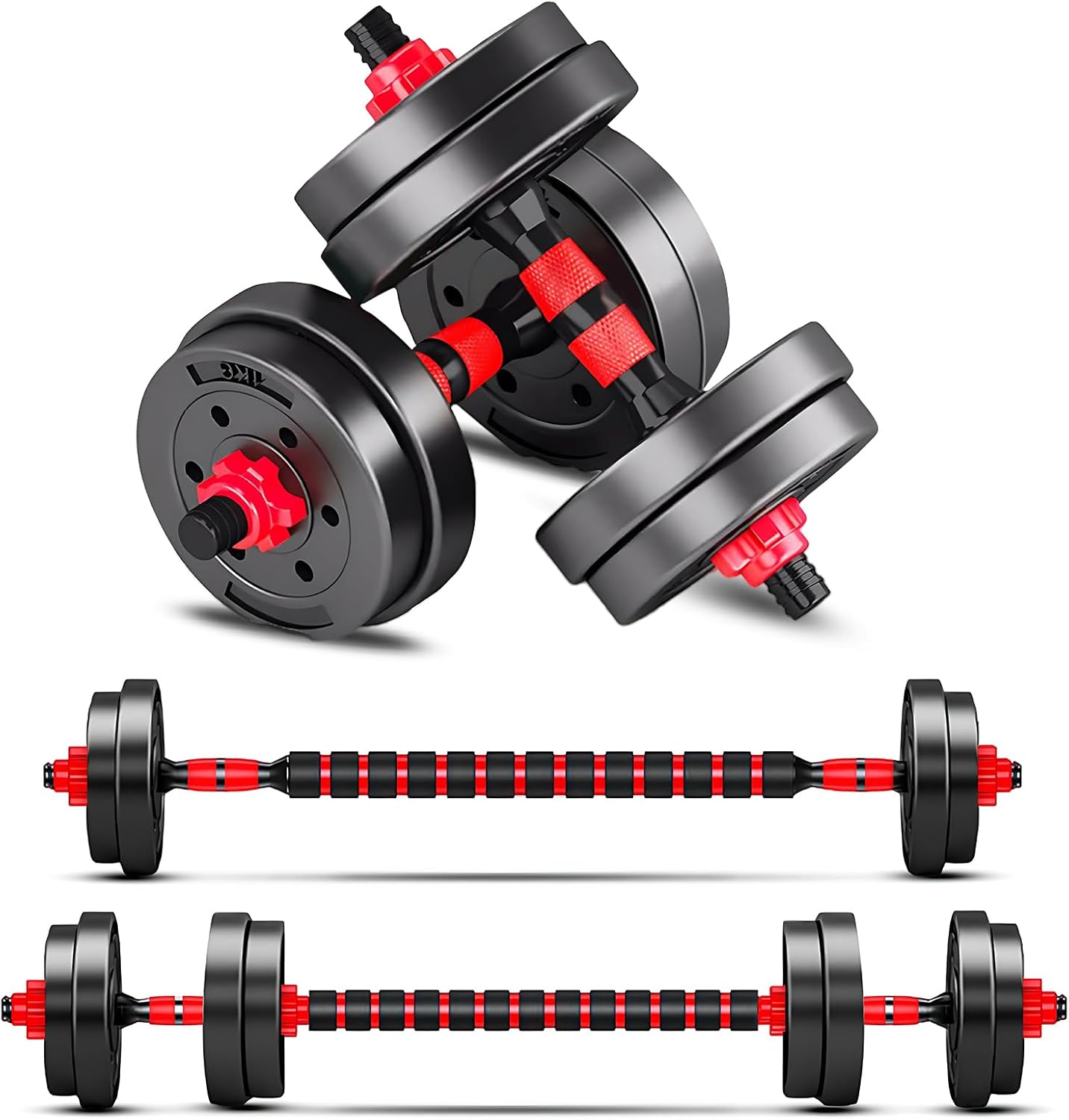 Adjustable Dumbbells Set, Free Weights for Home Gym