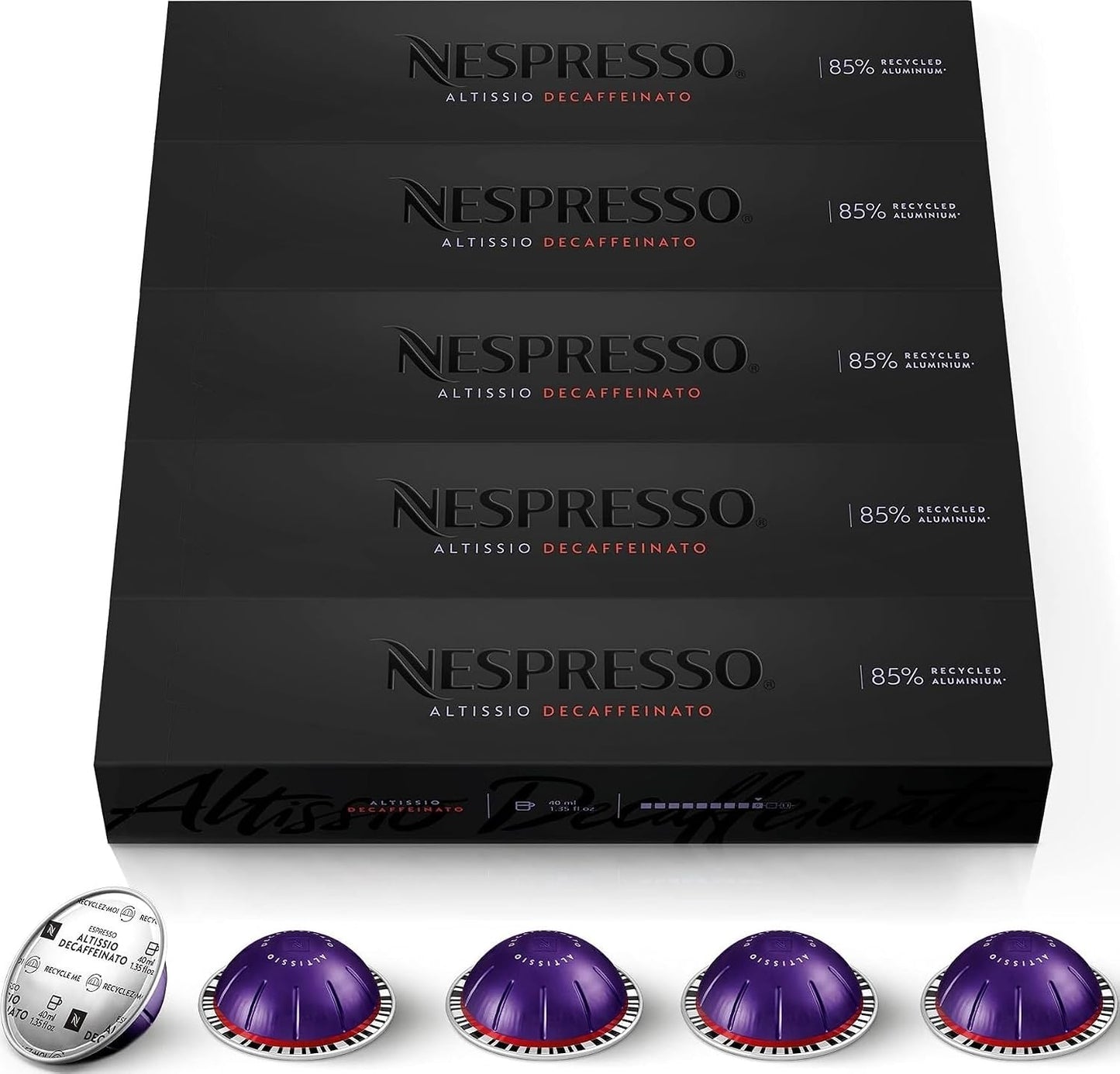 Nespresso Capsules Vertuo Half Caffeinato Mild Roast Coffee 30-Count Pods
