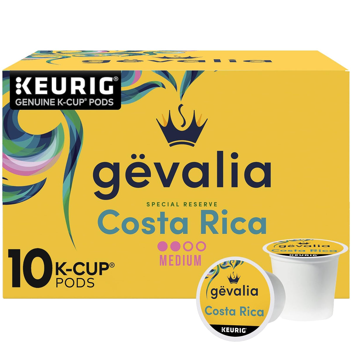 Gevalia Kaffe Special Reserve Costa Rica Medium Roast K-Cup Coffee Pods
