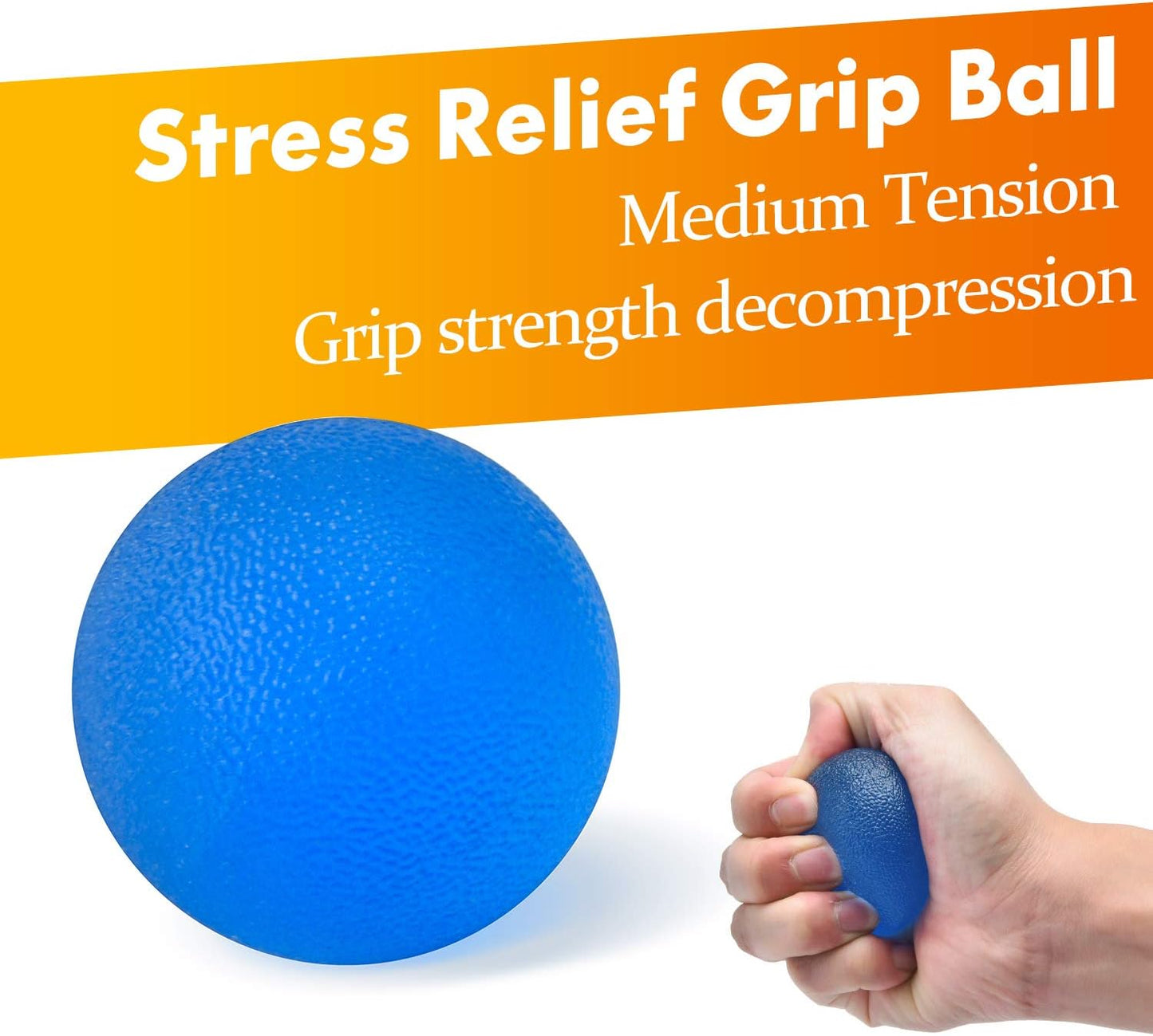 Grip Strength Trainer 7 Pack Adjustable Resistance Extensor Bands Finger Exerciser Hand Gripper