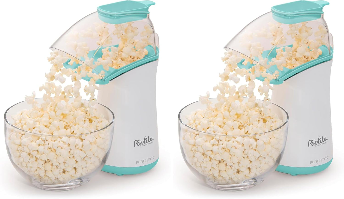 Presto PopLite Hot Air Popcorn Popper, 18 Cups, Yellow