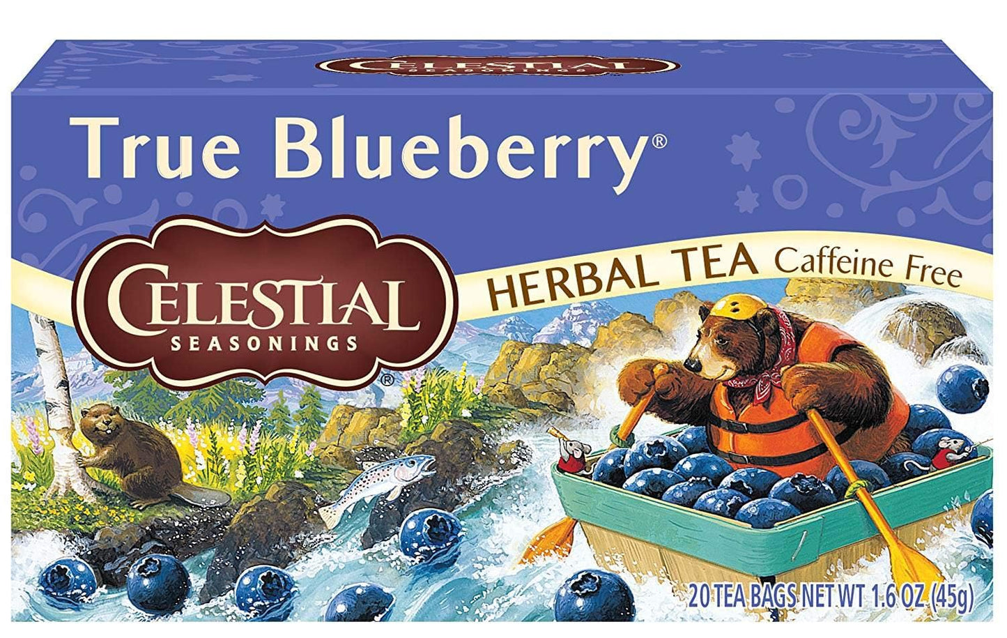 Celestial Seasonings Black Cherry Berry Tea Bags, 20 Count, Pack of 2