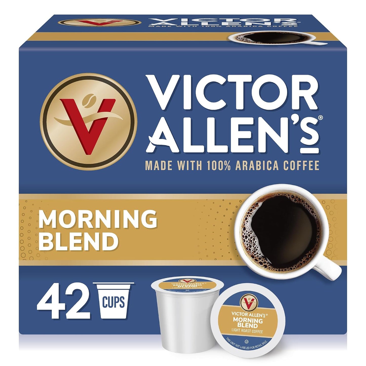 Victor Allen's Coffee Variety Pack, 96 Count, Single Serve Coffee Pods for Keurig K-Cup Brewers