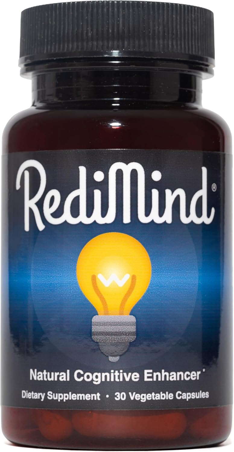 RediMind - Natural Cognitive Enhancement Supplement Capsule - Non-GMO, Vegan, Gluten-Free