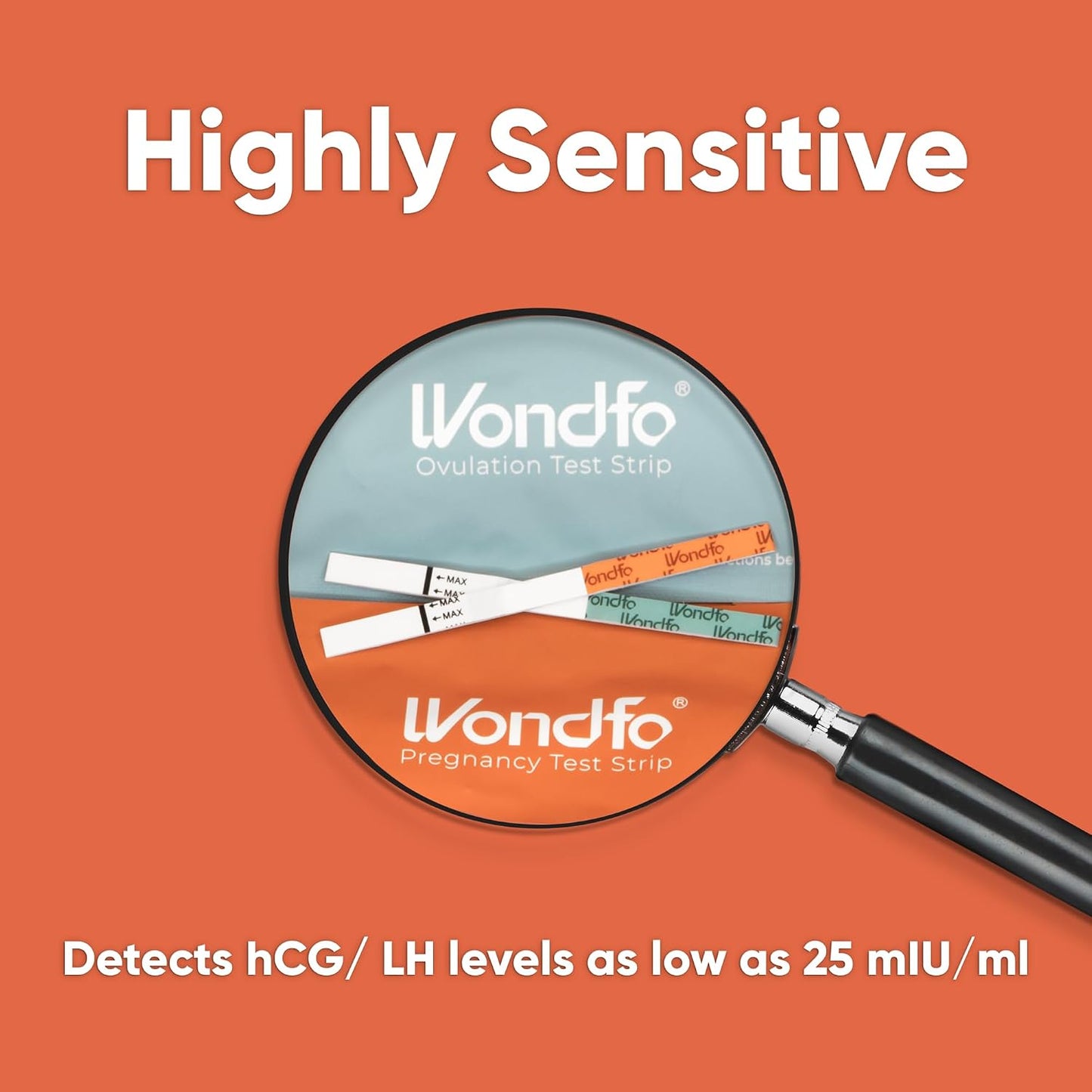 Wondfo 50 Ovulation and 20 Pregnancy Test Strips Kit