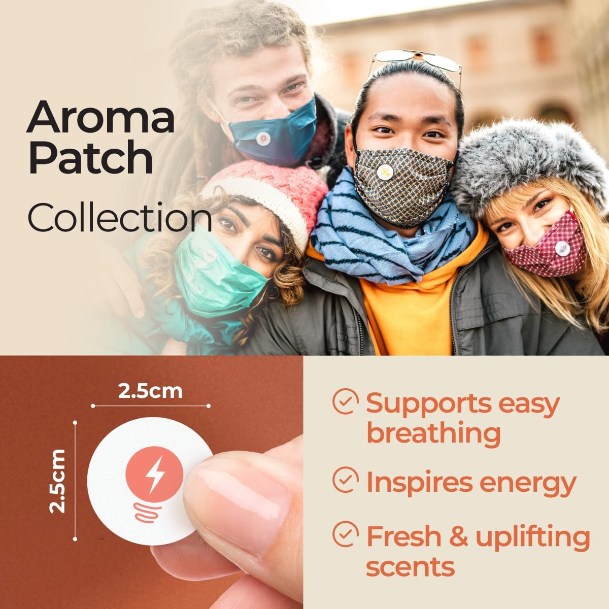 Gya Labs Aroma Mask Patches Combo Pack with Essential Oils for Face Masks and Pillows