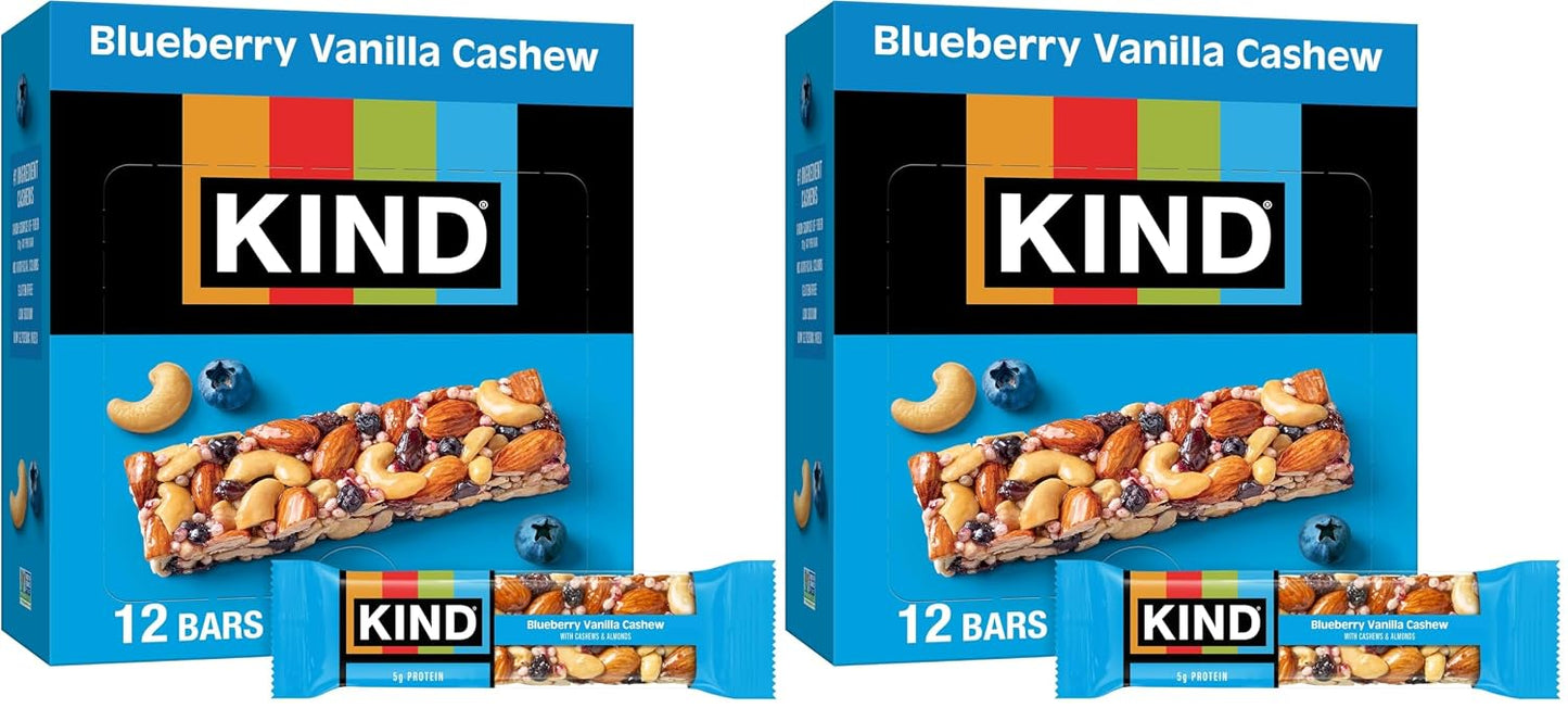 KIND Snack Bars, Cranberry Almond, Gluten Free, High Fiber, 12 Count
