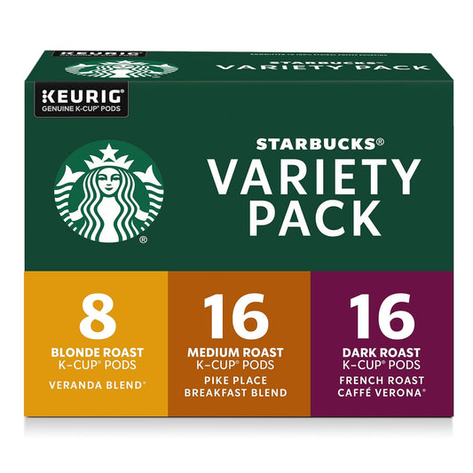Starbucks K-Cup Coffee Pods Variety Pack 40 Count Keurig Compatible