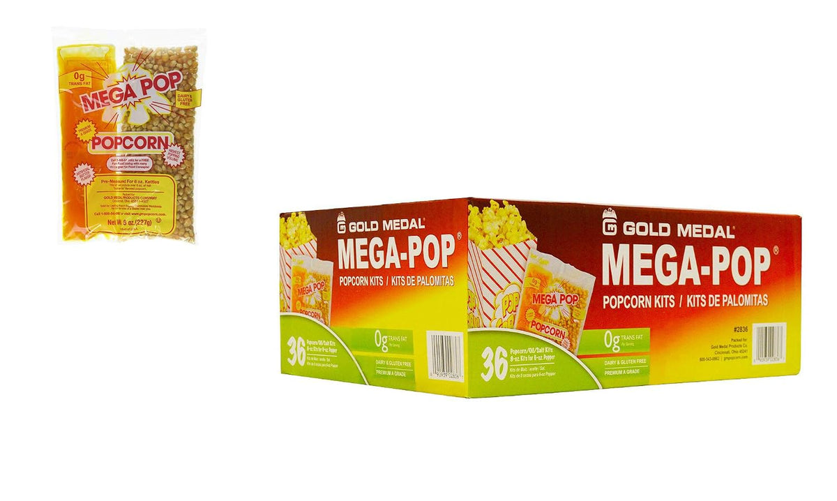 Perfectware 8oz Popcorn Portion Packs, case of 36