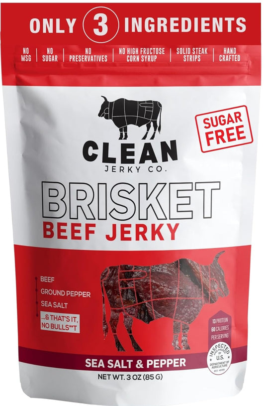 Old Fashioned Dry Zero Sugar Beef Jerky Made with 100% Beef