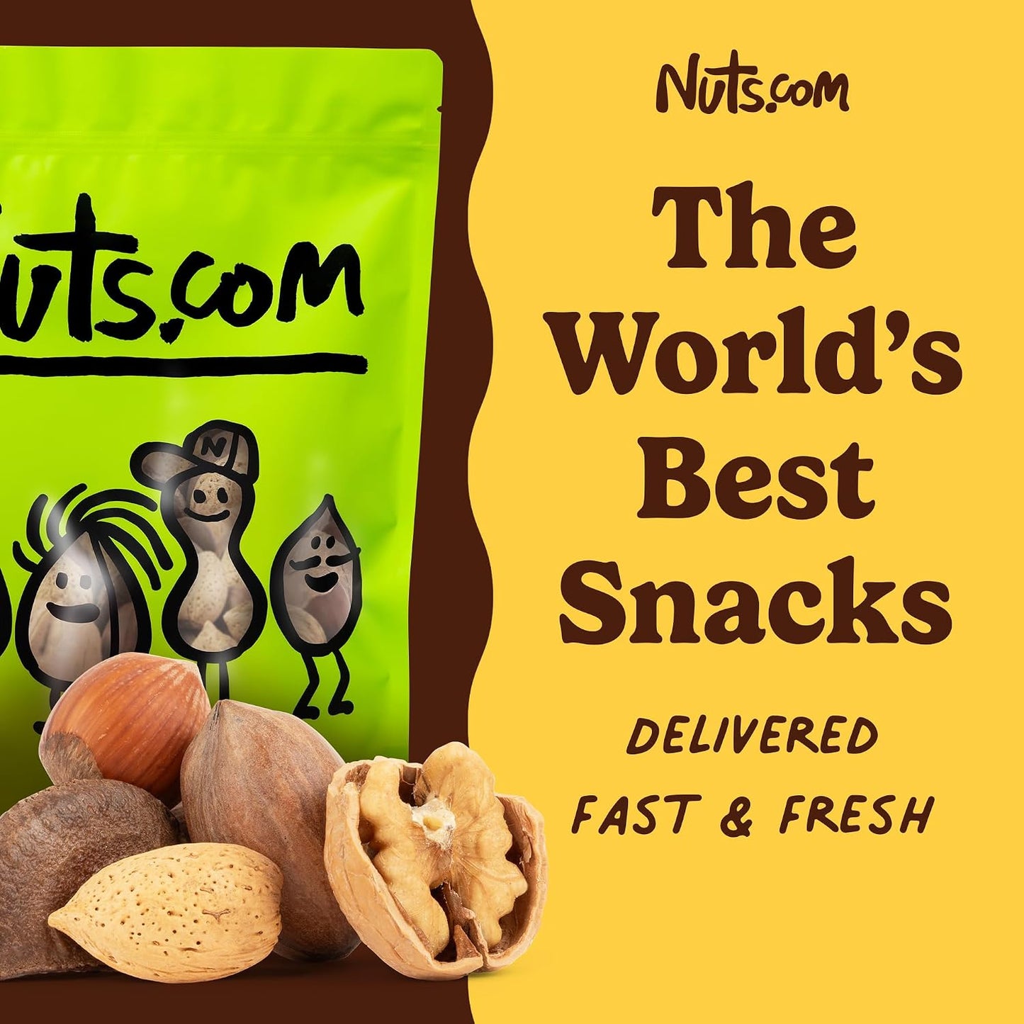 Mixed Nuts in Shell, 3 lb Bag, Natural, Includes Walnuts, Hazelnuts, Pecans, Almonds