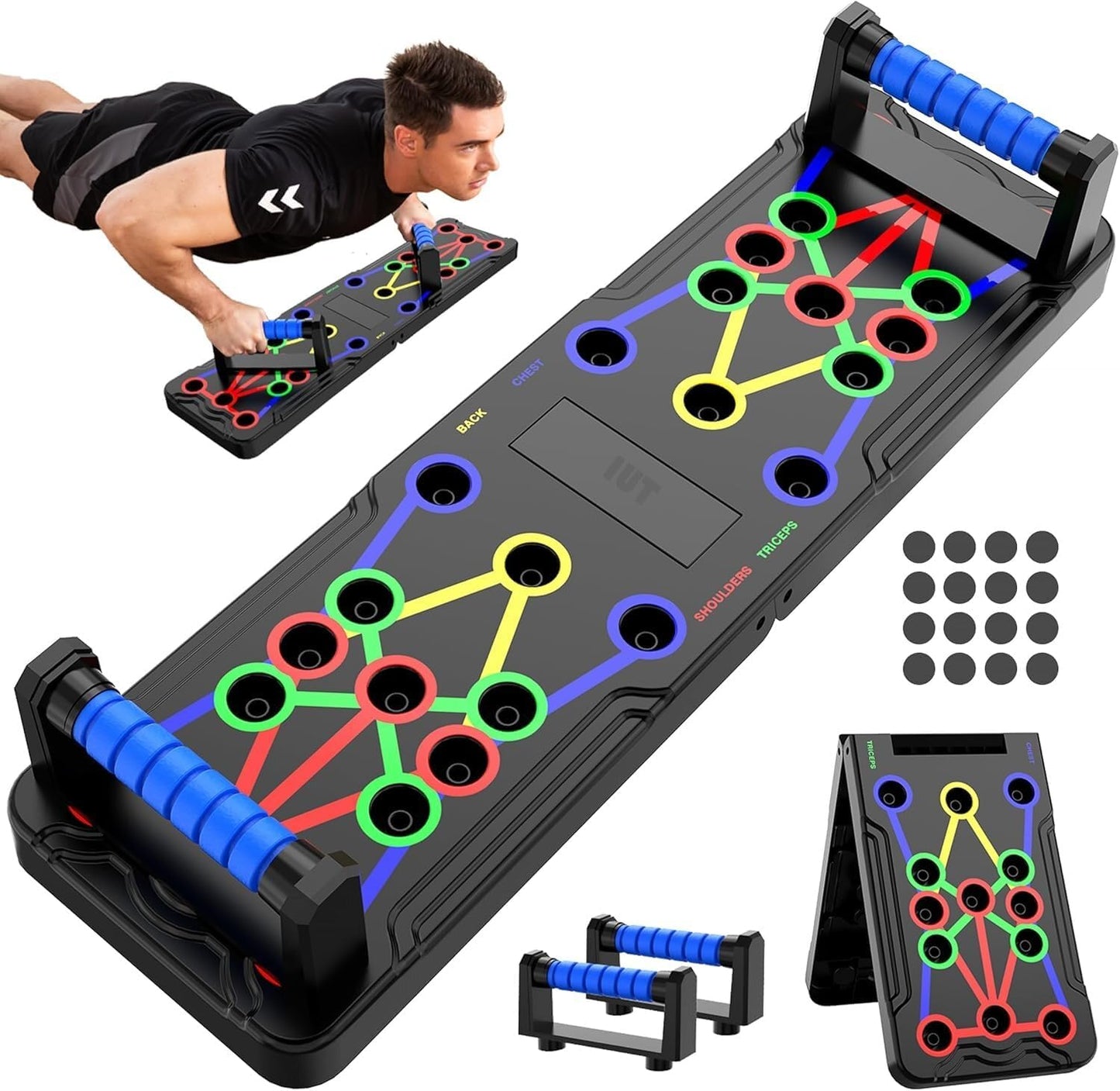 15-in-1 Push Up Board for Full-Body Workout | IUT Fitness Equipment