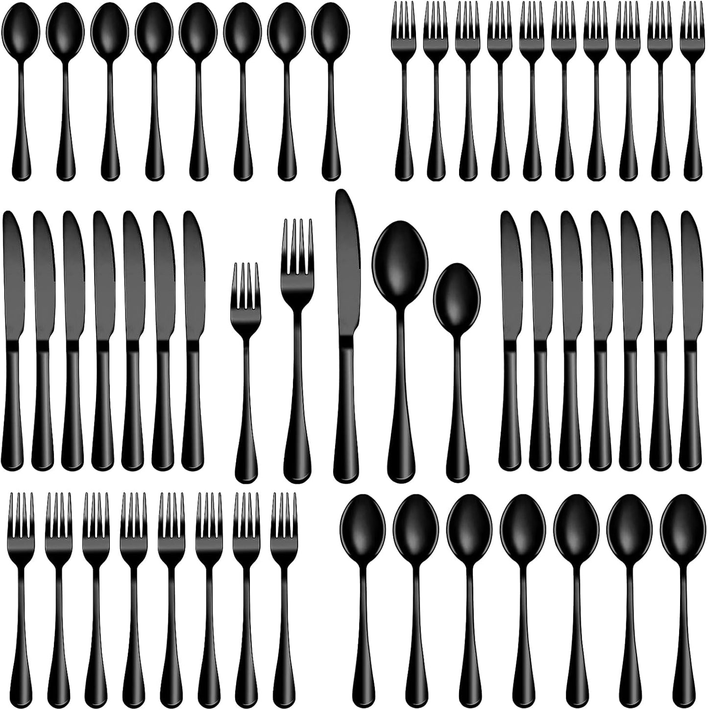 20 Piece Silverware Set Service for 4,Premium Stainless Steel Flatware Set,Mirror Polished Cutlery Utensil Set,Durable Home Kitchen Eating Tableware Set,Include Fork Knife Spoon Set,Dishwasher Safe