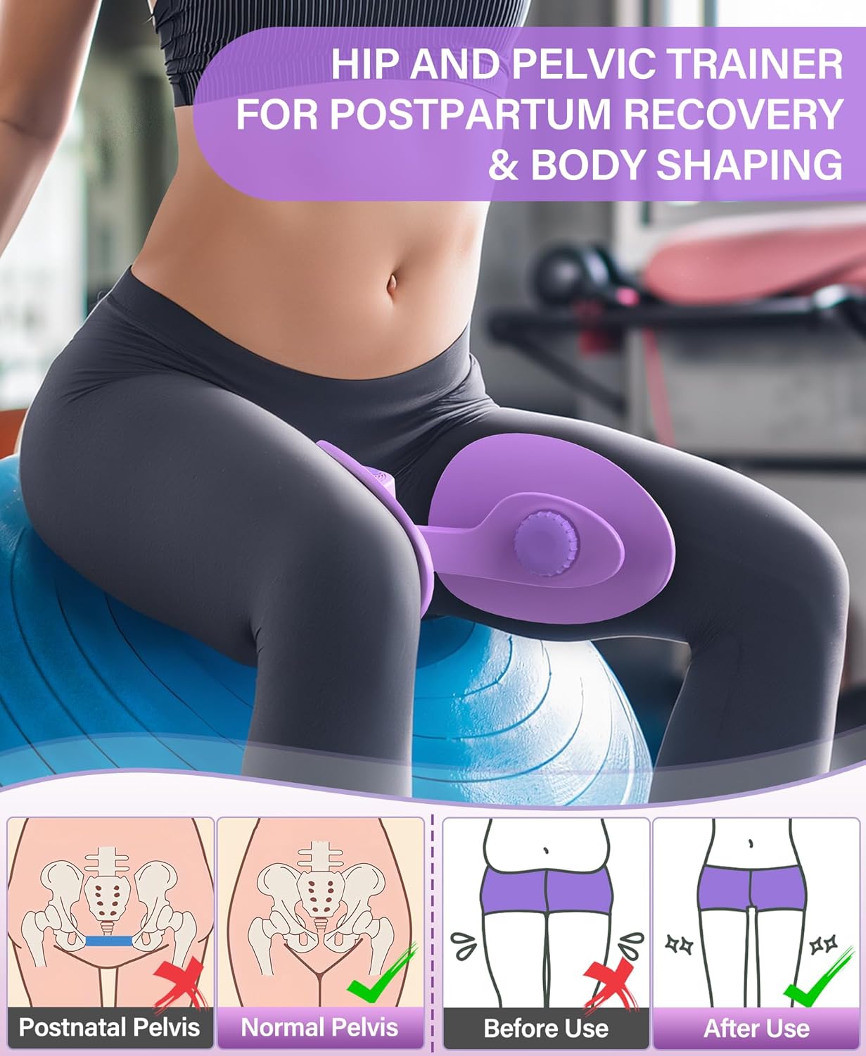 Kegel Exerciser for Women & Men - Pelvic Floor Muscle Trainer