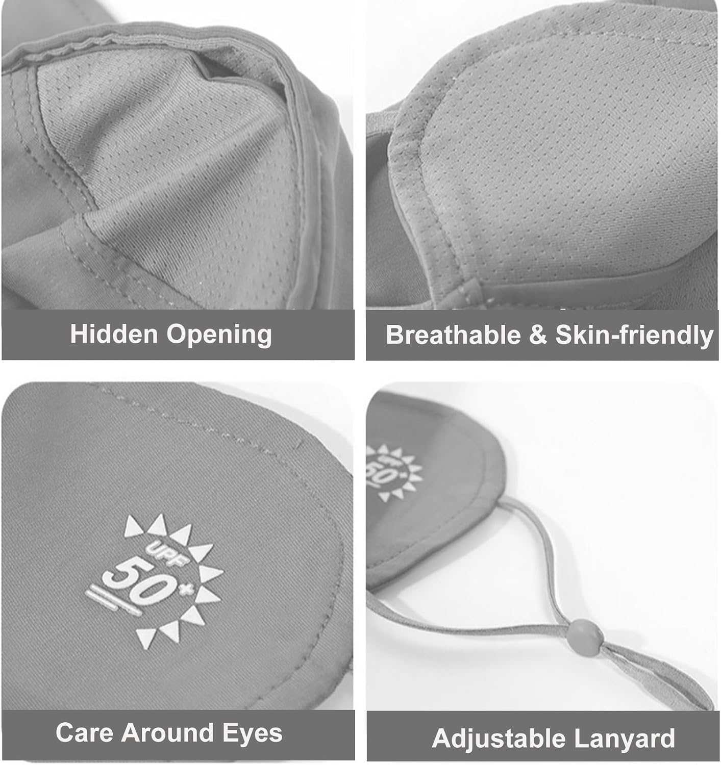 2Pcs UV Face Mask, Sun Masks for Women, Cooling Breathable Face Cover