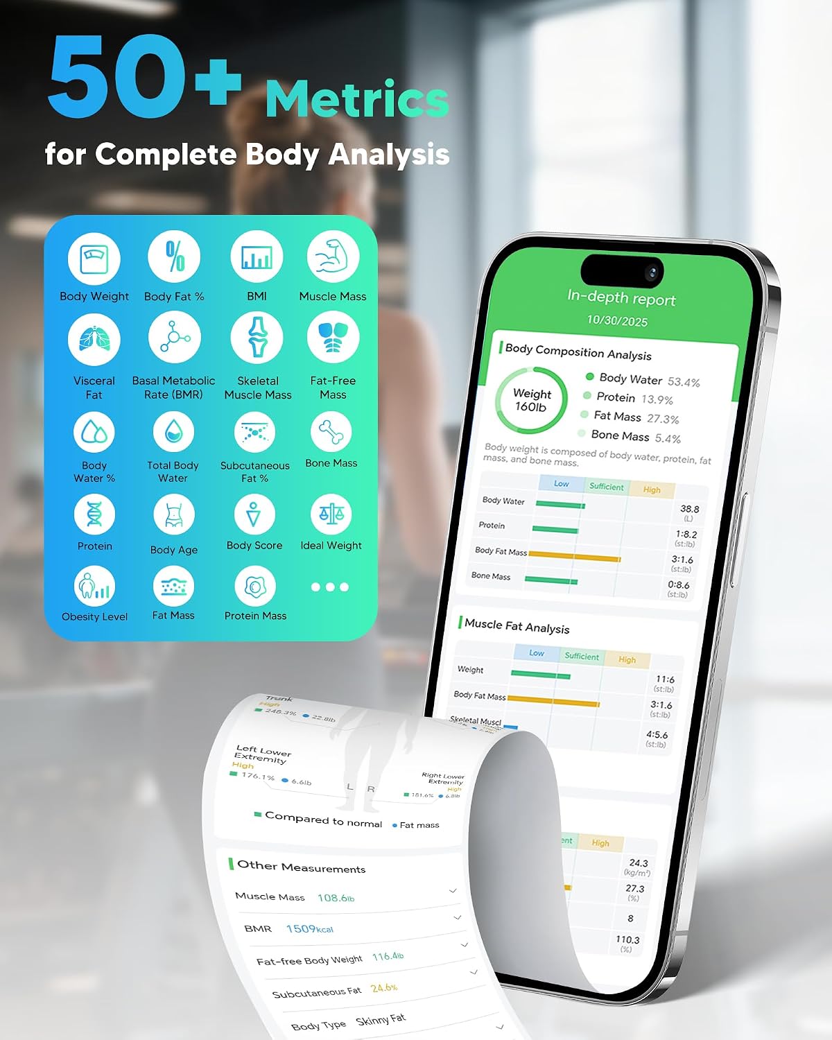 Arboleaf Smart Scale for Body Weight and Composition Analysis