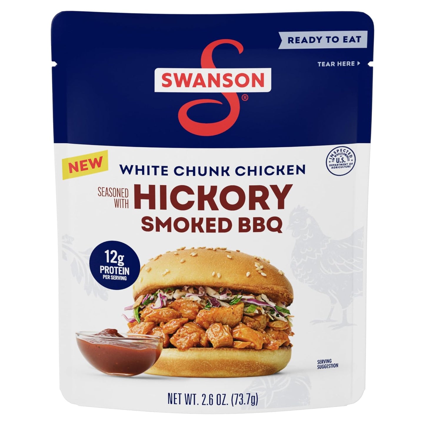 Swanson 10.5 Oz Canned Chicken a la King With White and Dark Chicken Meat, 12 Count