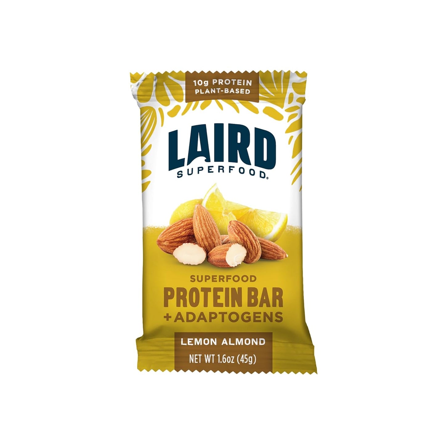 Laird Superfood Functional Protein Bars, 10g Plant-Based Protein, 6g Fiber, 5 Flavor Variety Pack, 10 Count