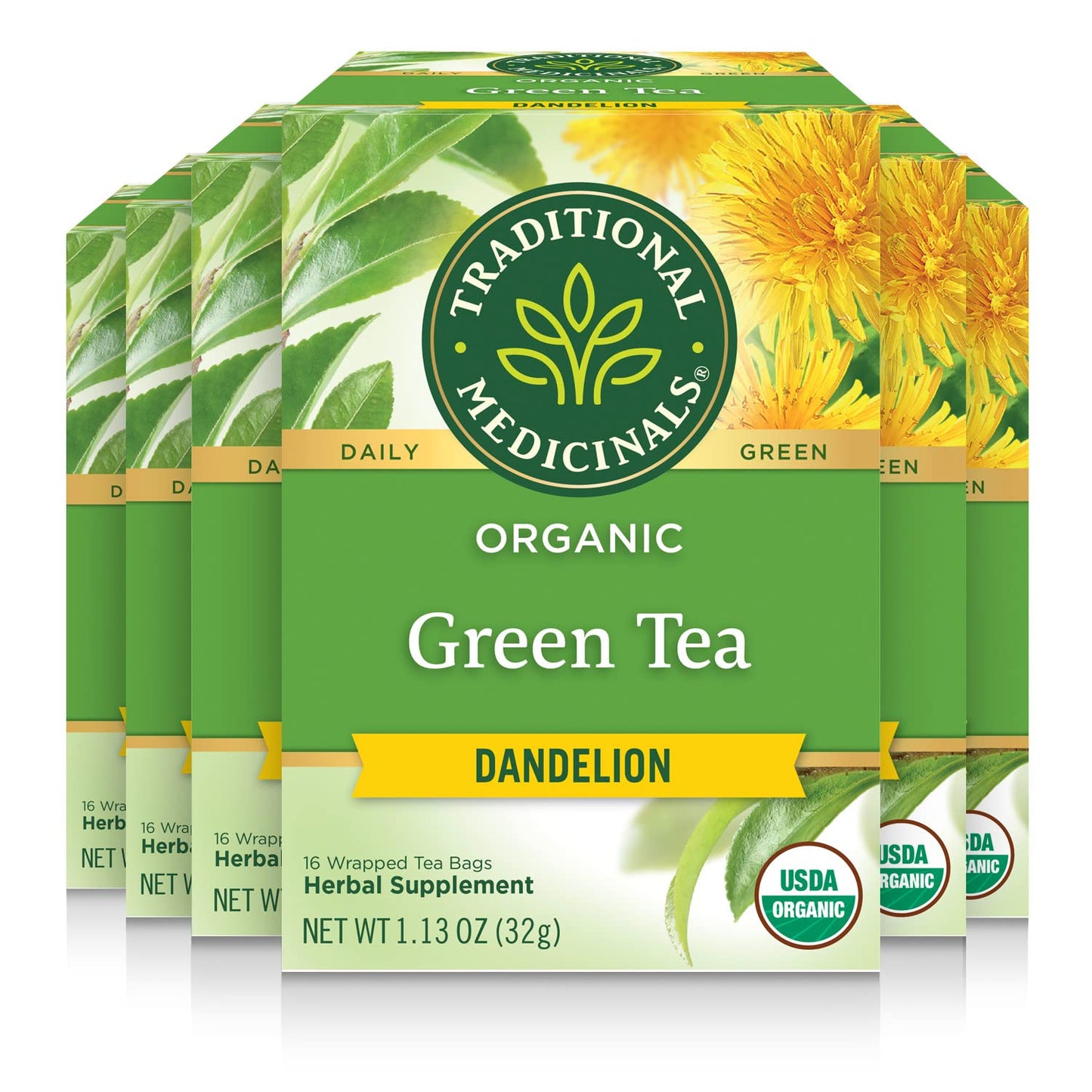Organic Hibiscus Tea - 16 Tea Bags - Kosher, Non-GMO, Caffeine-Free, Compostable