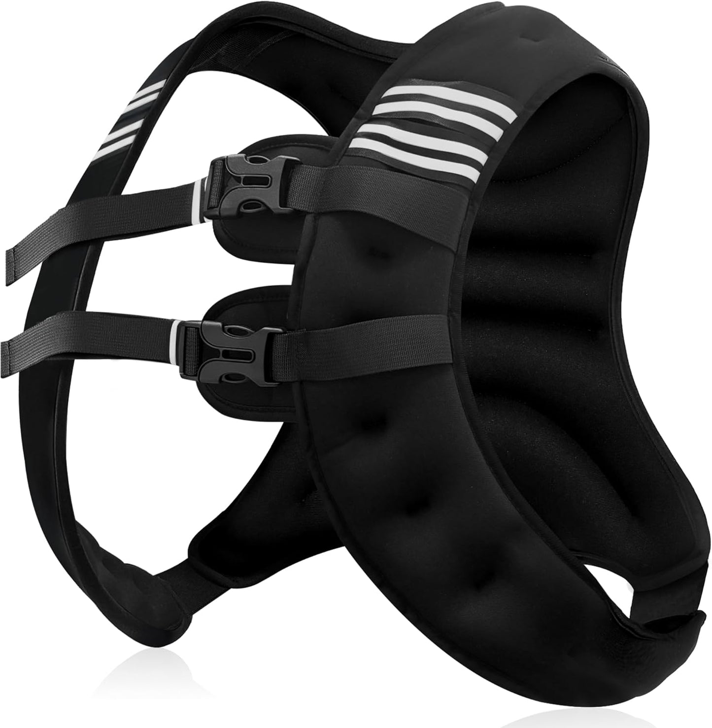NATURELUX Weighted Vest for Men & Women - 5-30lbs Adjustable Weight Vest for Workouts, Running, Walking