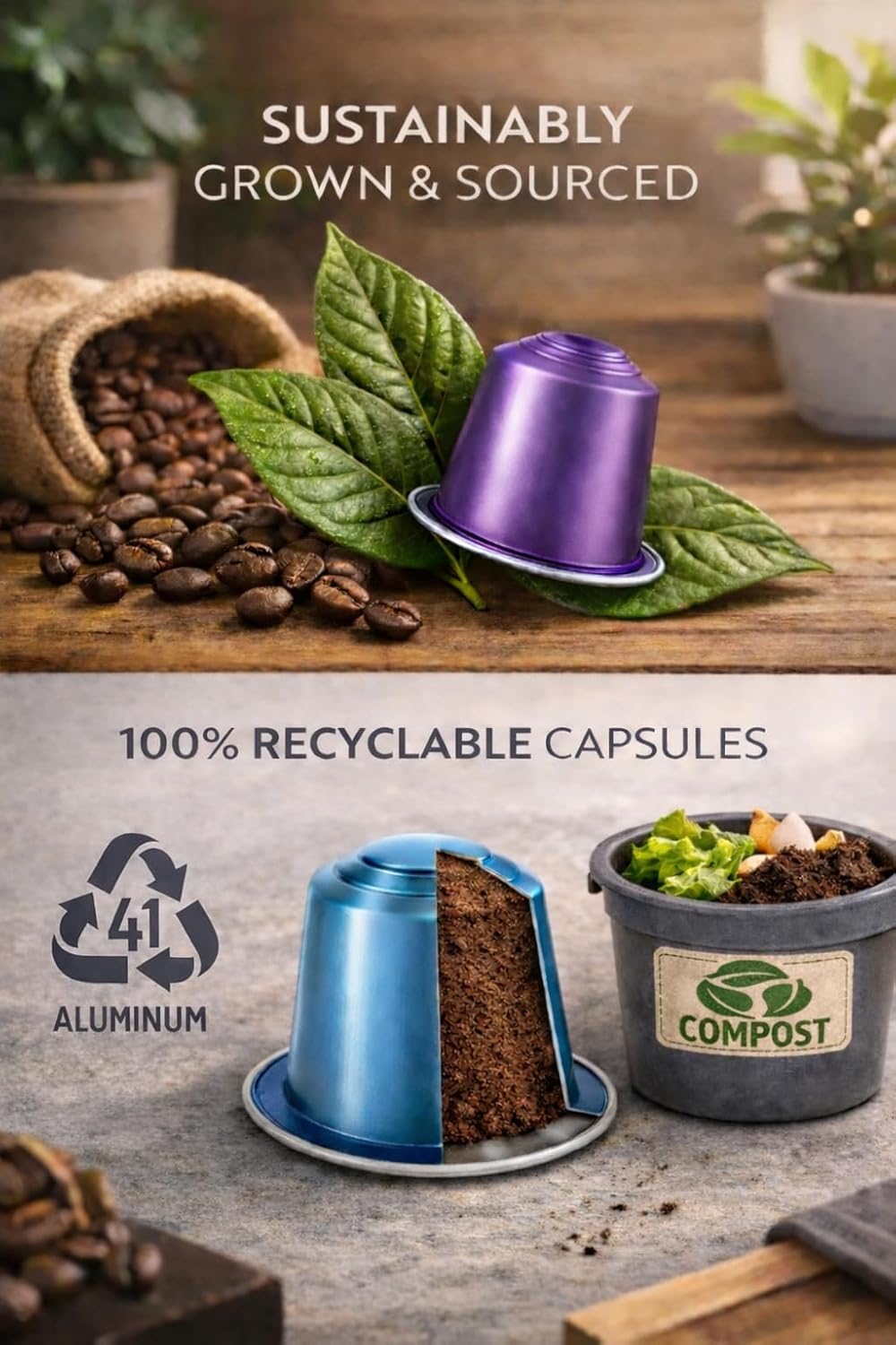 Rossi Caffe Espresso Coffee Pods Variety Pack for Nespresso Original Machines