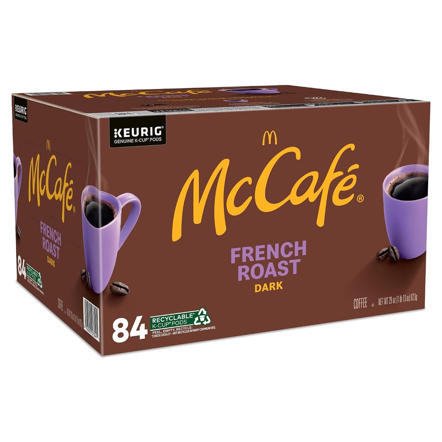 McCafe French Roast Keurig Single Serve K-Cup Pods Dark Roast Coffee Pods 84 Count