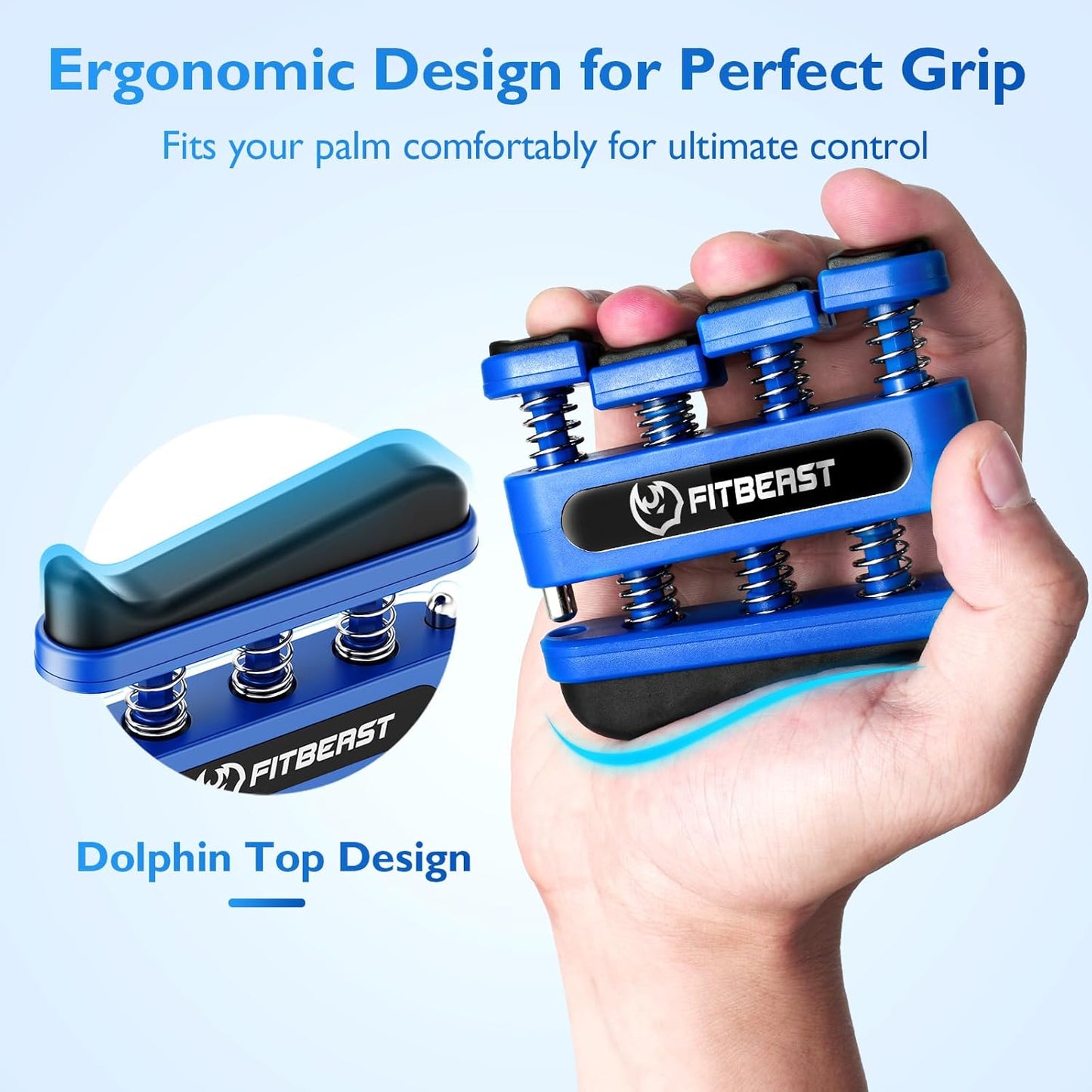FitBeast Finger Strengthener - Improve Dexterity, Strength & Recovery