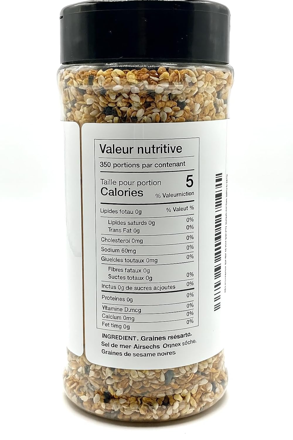 Original Everything Bagel Seasoning Blend Extra Large 10 Ounce Jar with Flip Top Cap