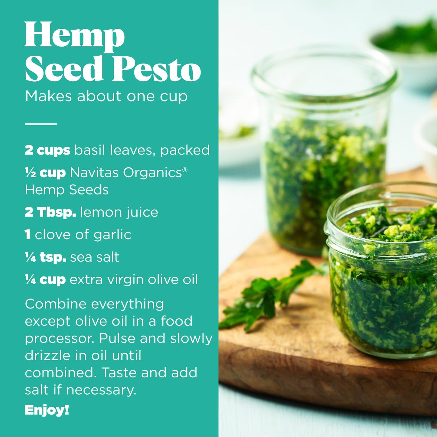 Navitas Organics Hemp Seeds – For Smoothies, Salads, Dips, Baked Goods & More – Essential Fatty Acids, Protein & Minerals – USDA Organic, Non GMO, Gluten Free, Kosher, Vegan (8oz. Bag 8 Servings)