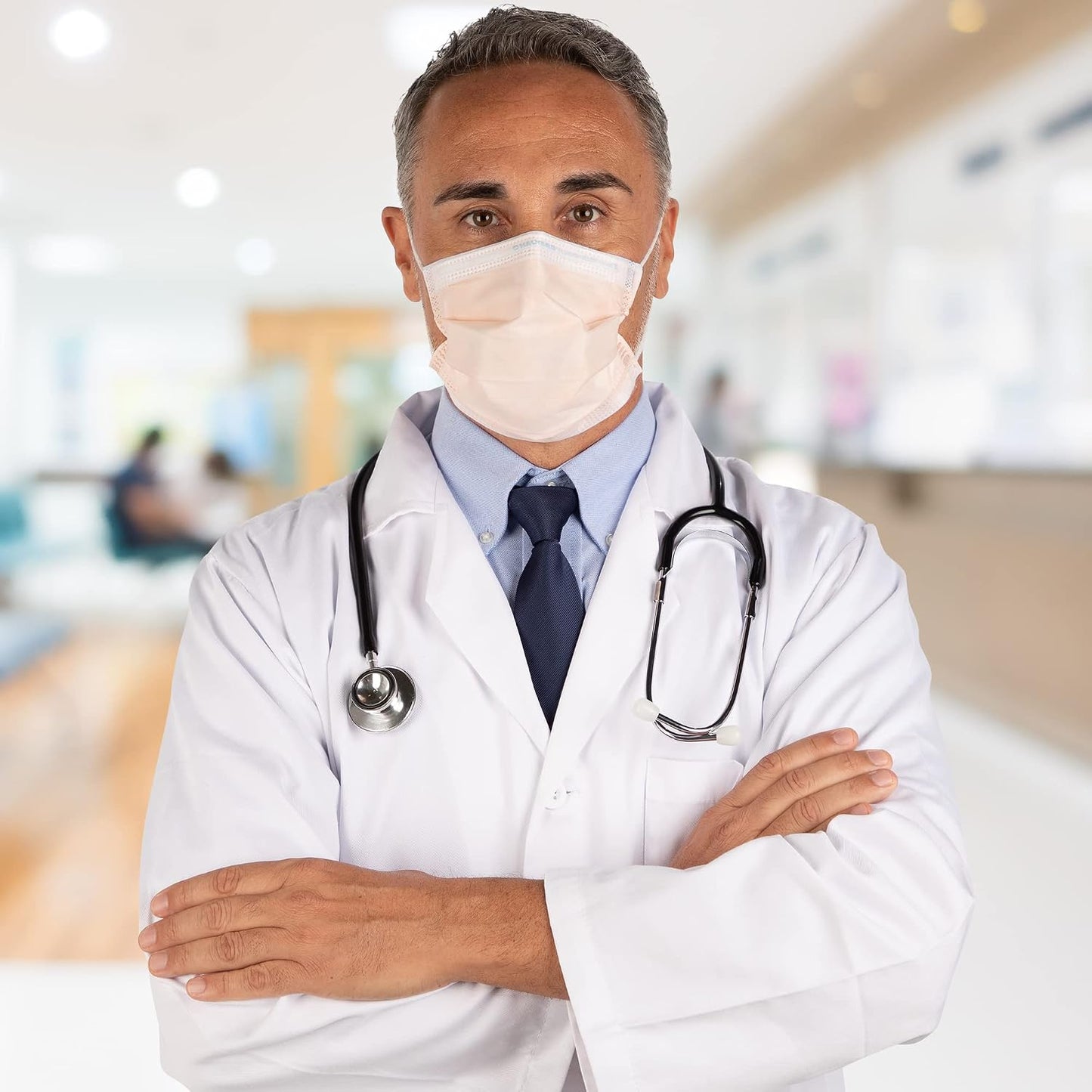 Halyard FluidShield Level 3 Disposable Procedure Mask with Soft Lining and Earloops