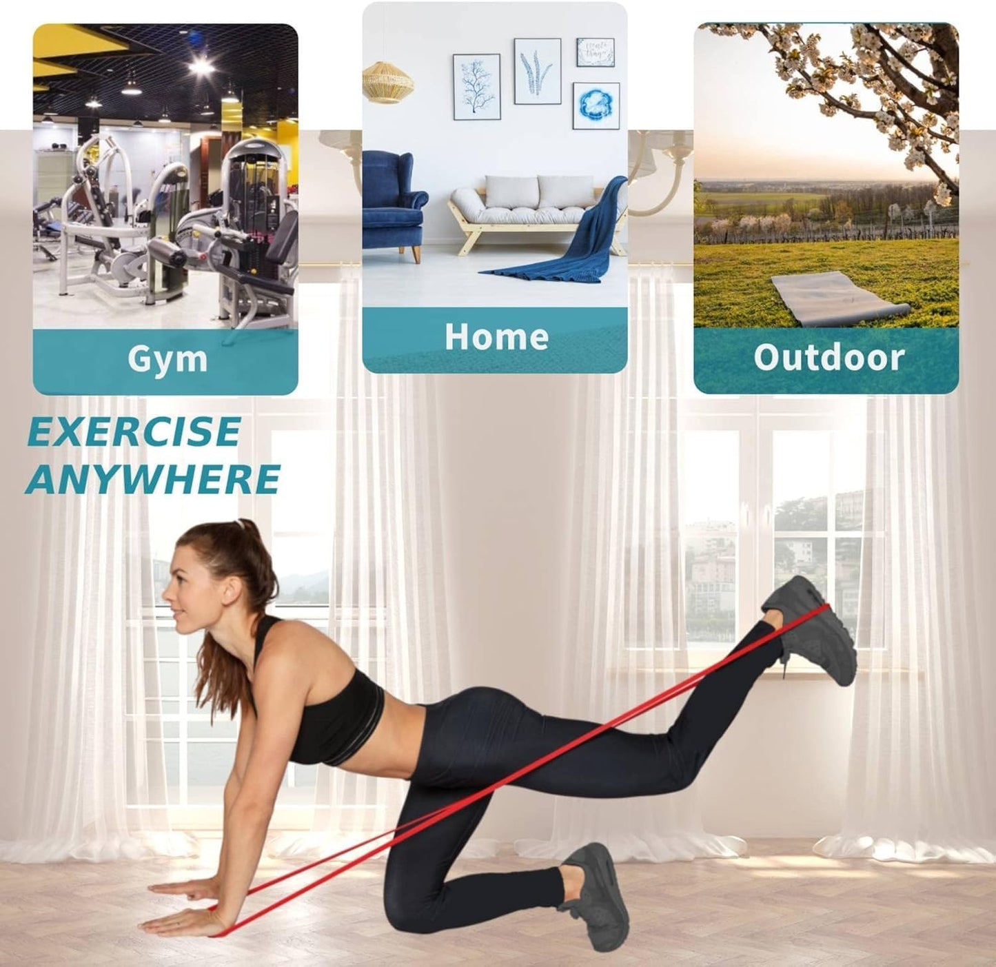 Alllvocles Resistance Band Set for Men and Women