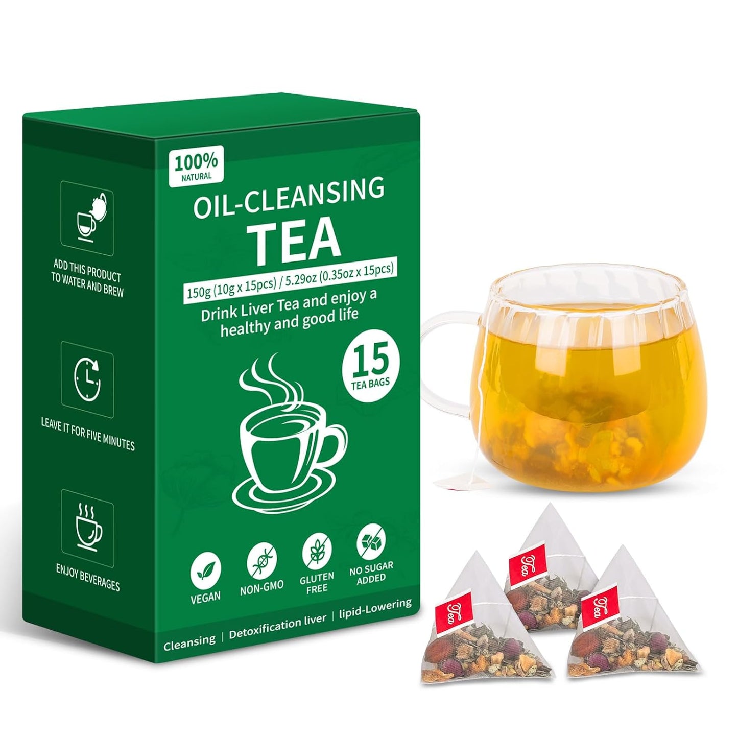 Ginseng Five Treasures Herbal Tea Bags for Kidney