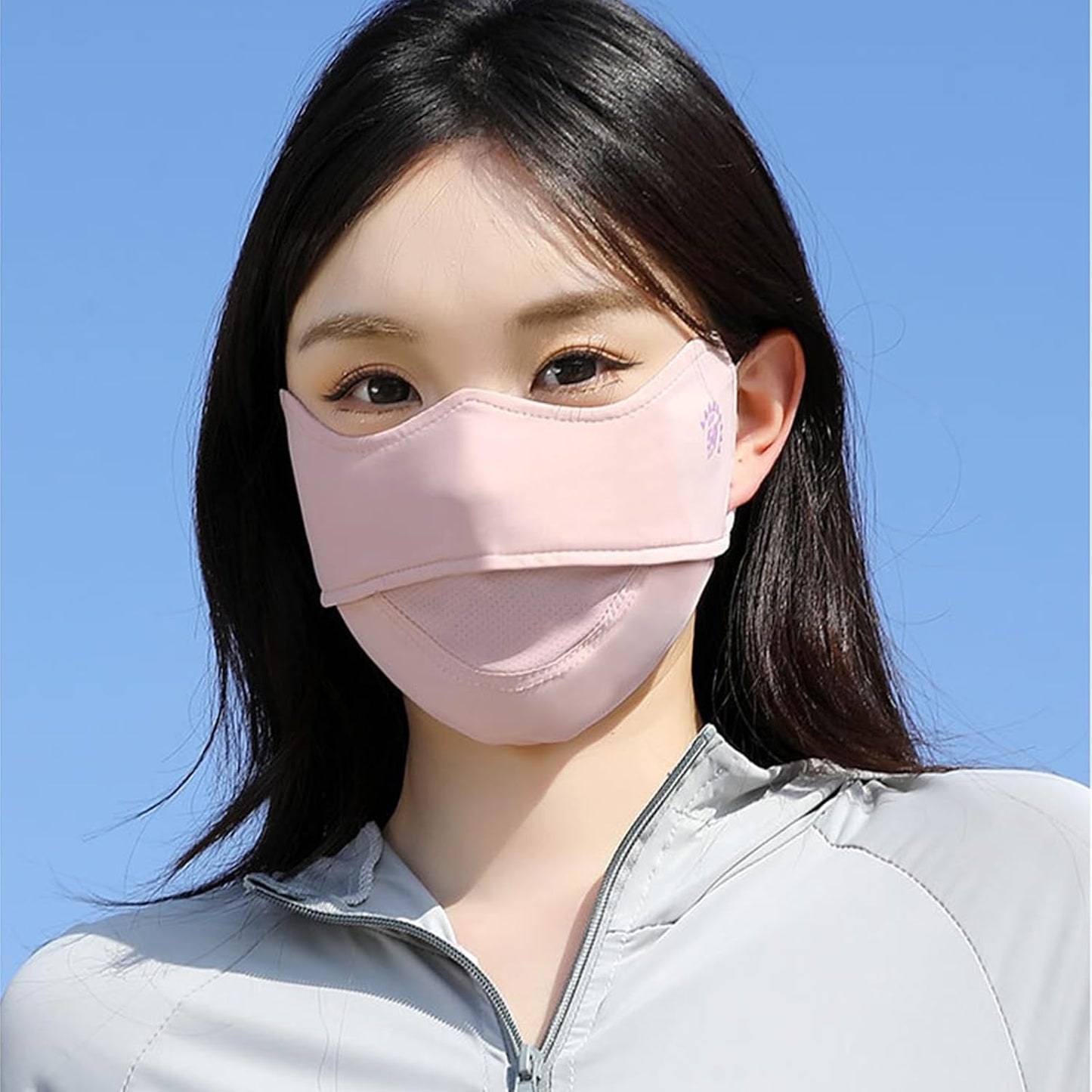 2Pcs UV Face Mask, Sun Masks for Women, Cooling Breathable Face Cover