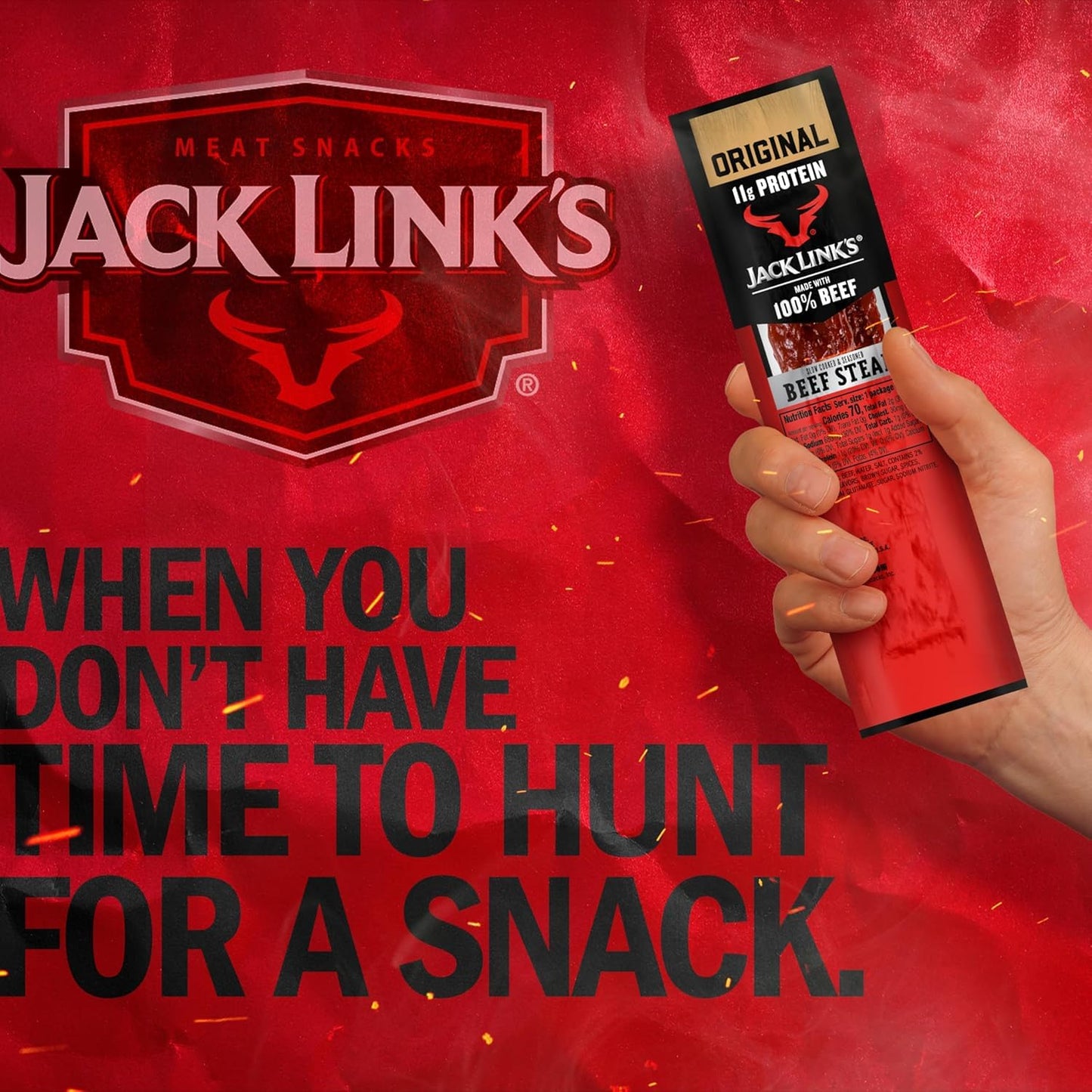 Jack Link's Premium Cuts Beef Steak, Original, 1 oz, 12 Count, Premium Beef Snack