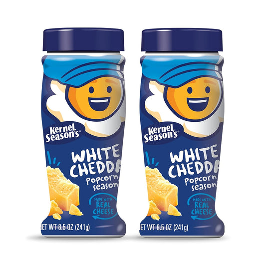 Kernel Season's White Cheddar Popcorn Seasoning, 8.5 Ounce, Pack of 2